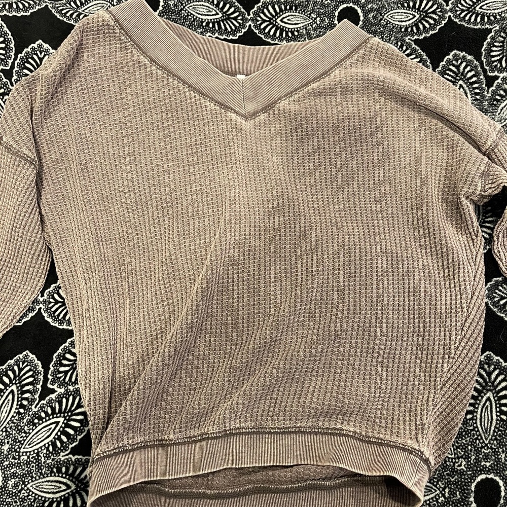 dark purple sweater